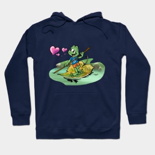 Frog in love Hoodie